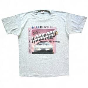 Vintage 1992 Bowling Green Corvette Mobil 1,000,000 Car USA Made T Shirt Racing